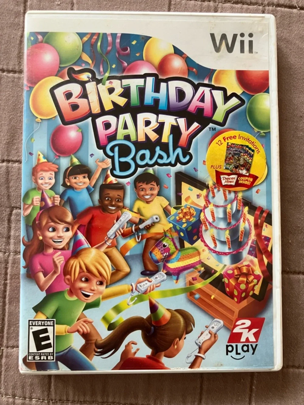 Wii Birthday Party Bash Game - Colorful Celebration